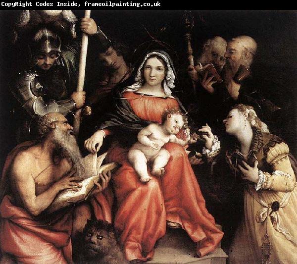Lorenzo Lotto Mystic Marriage of St Catherine